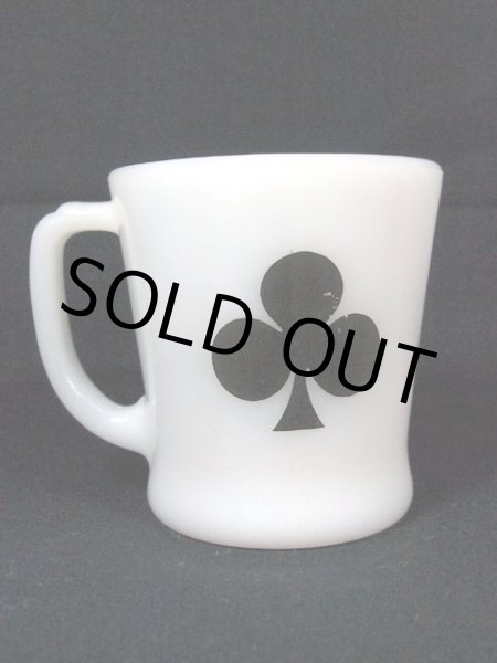 画像3:  1960s【FireKing】Dハンドルマグ/クローバー (3)