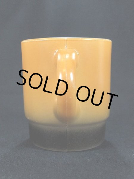 画像2: 1960s【FireKing】スタッキングマグ・オレンジグラデーション (2)