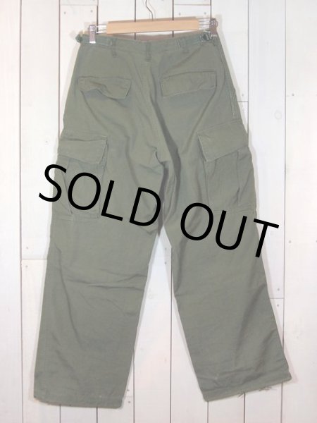 画像2: 1960s【US.ARMY】リップストップジャングルファティーグパンツ (2)