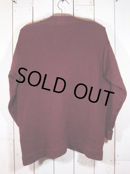 画像2: 1950sJ.C.PENNEY【SPORTCLAD】レタードカーディガン (2)