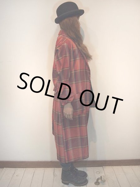 画像3: 1960s【BRENT】チェックガウン (3)