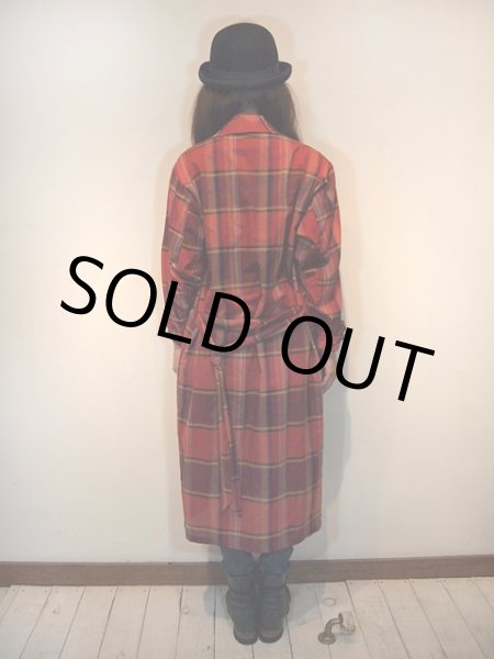 画像4: 1960s【BRENT】チェックガウン (4)