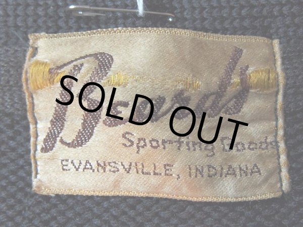 画像3: 1950s【Beards】黒レタードカーディガン (3)