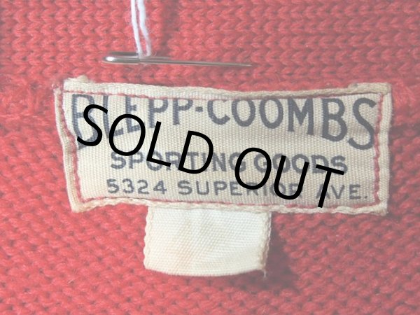 画像3: 1940s【BLEPP-COOMBS】レタードカーディガン (3)