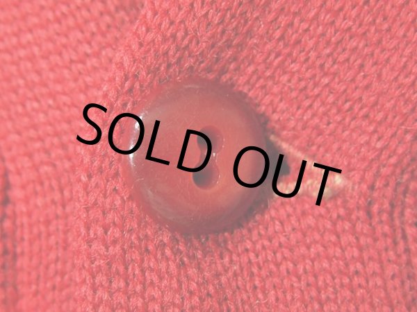 画像4: 1950s【LambKnit】レタードカーディガン　Size36 (4)