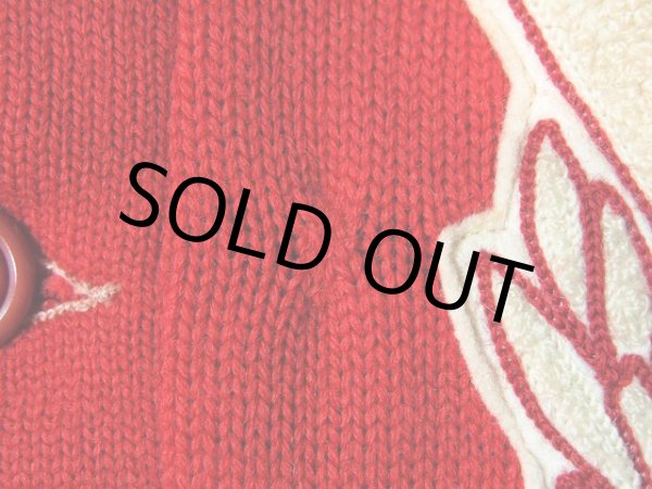 画像5: 1940s【BLEPP-COOMBS】レタードカーディガン (5)