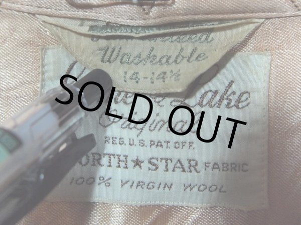 画像4: 1950s【Game＆Lake】ウールシャツ　 (4)