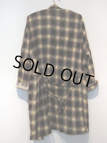 画像5: 1960sオンブレーチェックネルガウン (5)
