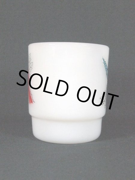 画像4: 60s-70sFireKing(ファイヤーキング)スタッキングマグ・カーディナル＆ブルージェイ (4)