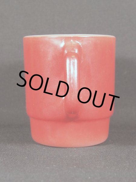 画像2: 70s-80sFireKing(ファイヤーキング)スタッキングマグ・ブラウン (2)