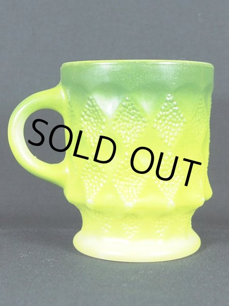 画像3: 1960s-70s【FireKing】キンバリーマグ・グリーン(緑) (3)