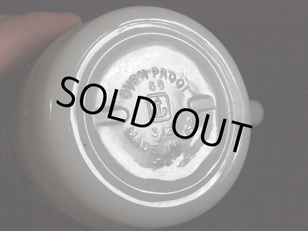 画像5: 70s-80sFireKing(ファイヤーキング)スタッキングマグ・バタフライ(グリーン) (5)