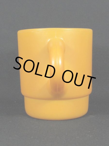 画像2: 60sFireKing(ファイヤーキング)スタッキングマグ・山吹 (2)