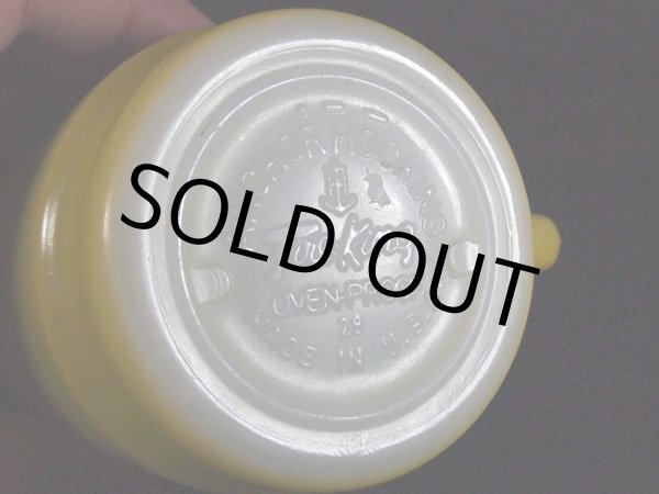 画像5: 1960s-70s【FireKing】スタッキングマグ・イエロー (5)