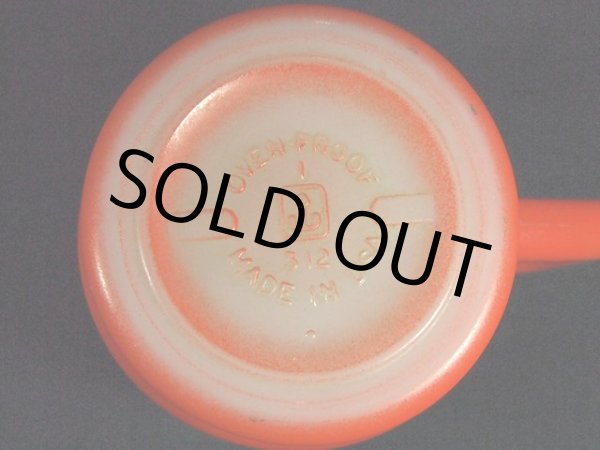 画像5: 1970s-80s【FireKing】スタッキングマグ・オレンジ (5)