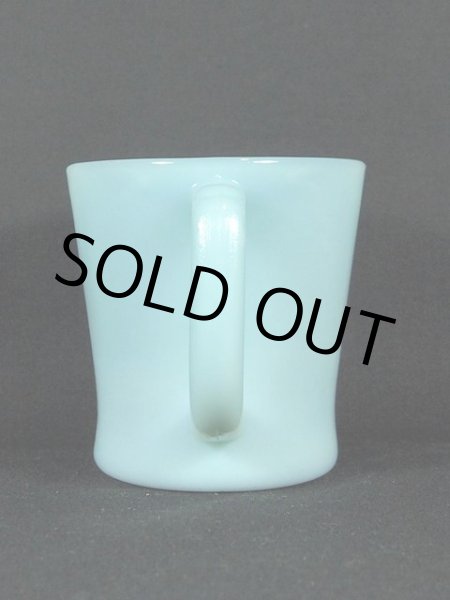 画像2: 1950s【FireKing】Dハンドルマグ・ターコイズブルー (2)