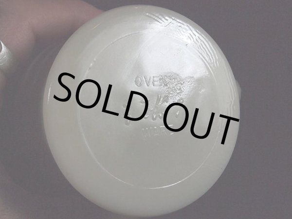 画像5: 1940s-1950s【FireKing】Dハンドルマグ・アイボリー?フラットボトム? (5)