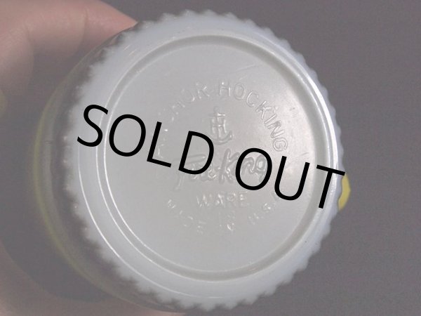 画像5: 1960s【FireKing】リブボトムマグ・黄黒 (5)