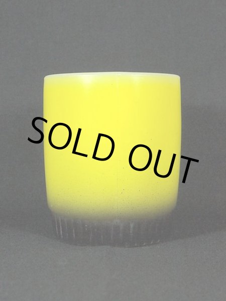 画像4: 1960s【FireKing】リブボトムマグ・黄黒 (4)