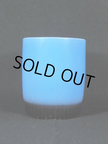 画像4: 1960s【FireKing】リブボトムマグ・青黒 (4)