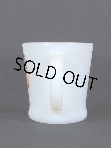 画像2:  1960s【FireKing】Dハンドルマグ・エッソタイガー (2)