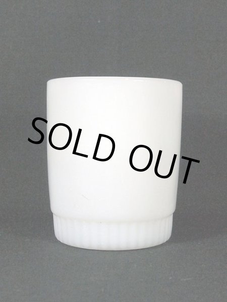 画像4: 1960s-70s【FireKing】リブボトムマグ・白 (4)