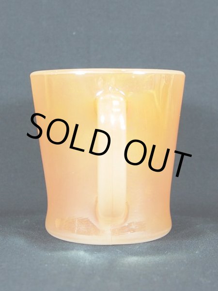 画像2: 1960s-70s【FireKing】Dハンドルマグ/ピーチラスター (2)