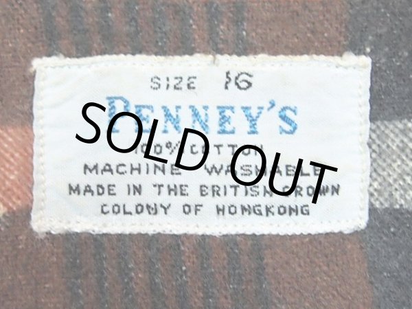 画像3: 1960s【PENNEY'S】プリントネルシャツ (3)