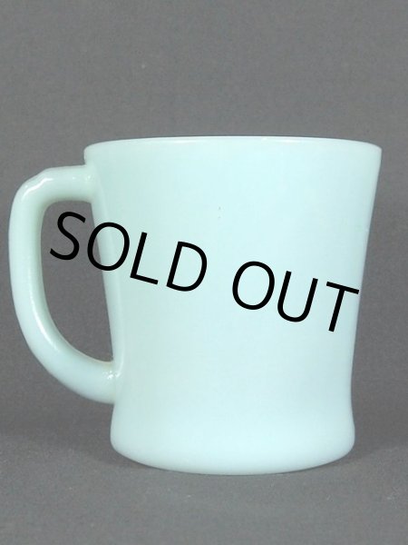 画像3: 1950s【FireKing】Dハンドルマグ・ターコイズブルー (3)