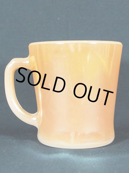 画像3: 1960s-70s【FireKing】Dハンドルマグ/ピーチラスター (3)