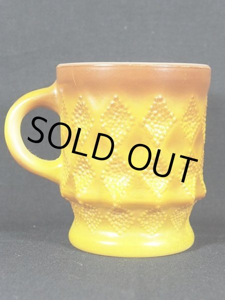 画像3: 1960s-70s【FireKing】キンバリーマグ・黄 (3)