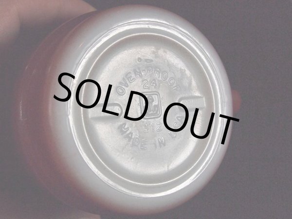 画像5: 1970s-80s【FireKing】スタッキングマグ・ブラウン (5)