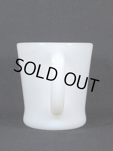 画像2: 1960s【FireKing】Dハンドルマグ・ホワイト (2)