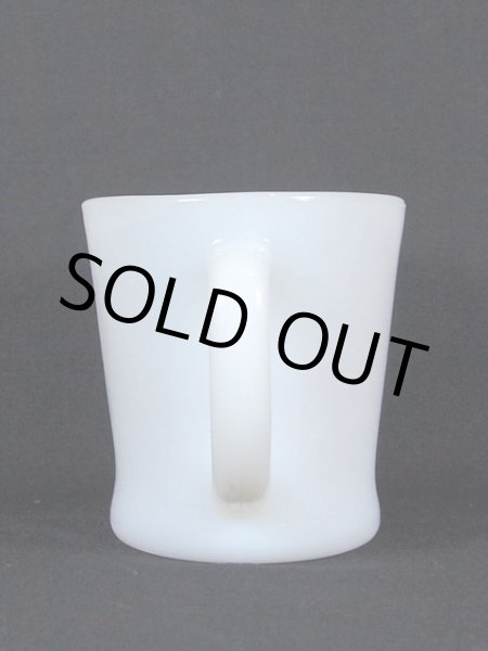 画像2: 1960s【FireKing】Dハンドルマグ・ホワイト (2)