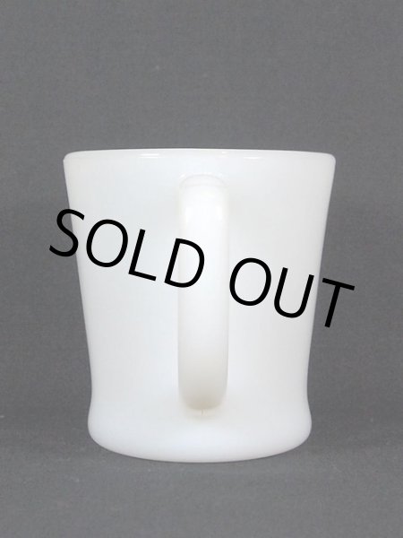 画像2: 1950s【FireKing】Dハンドルマグ・ホワイト (2)