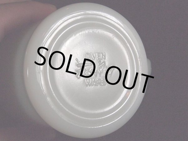 画像5: 1940s-50s【FireKing】Dハンドルマグ・アイボリー (5)