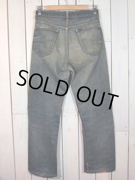 画像2: 1940s【LEE】101Z RIDERS センター赤 (2)