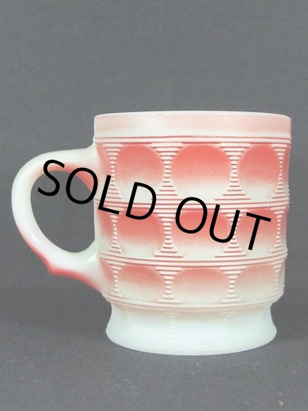 画像3: 1960s【FireKing】キャメロットマグ・レッド (3)