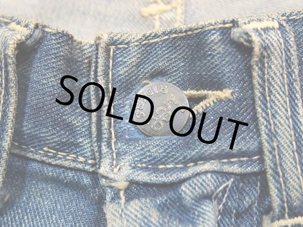 画像4: 1940s【LEE】101Z RIDERS センター赤 (4)