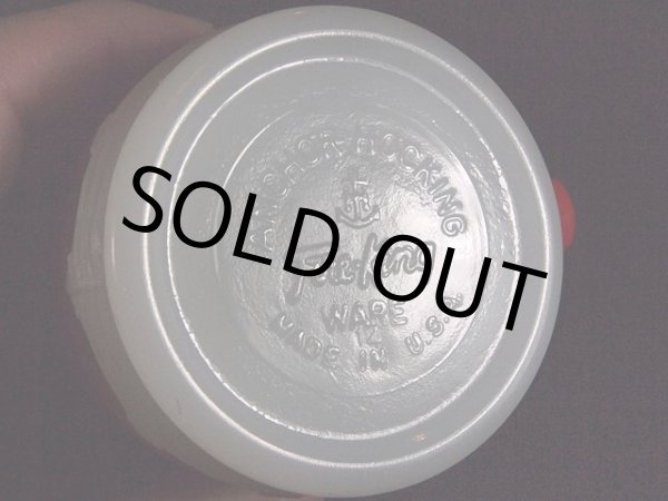 画像5: 1960s【FireKing】キャメロットマグ・レッド (5)