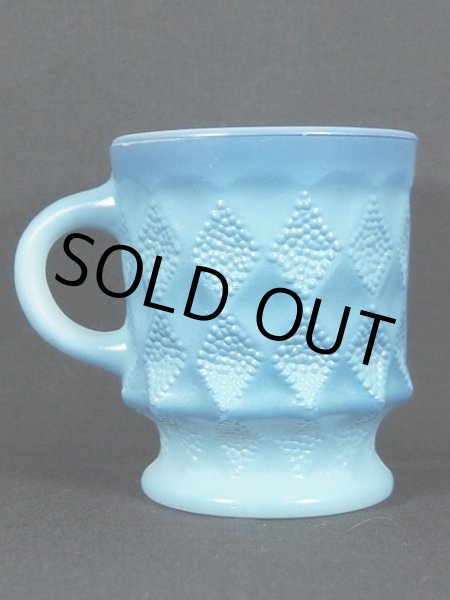 画像3: 1960s-70s【FireKing】キンバリーマグ・ブルー (3)