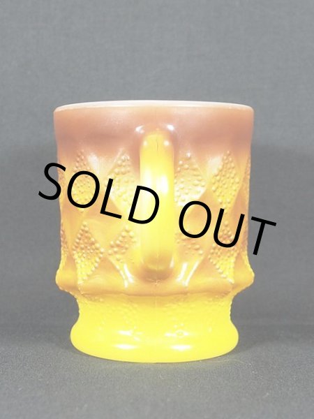 画像2: 1970s-80s【FireKing】キンバリーマグ・イエロー (2)