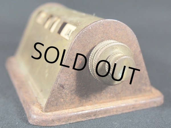 画像3: ビンテージ真鍮製デスクカレンダー (3)