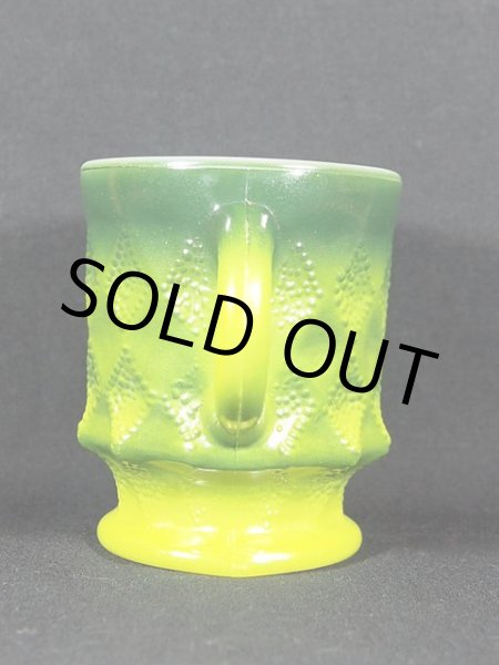 画像2: 1960s-70s【FireKing】キンバリーマグ・グリーン(緑) (2)