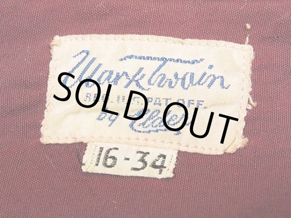 画像3: 1940s【MarkTwain】マチ付ウールシャツ (3)