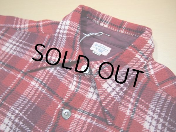 画像4: 1940s【MarkTwain】マチ付ウールシャツ (4)