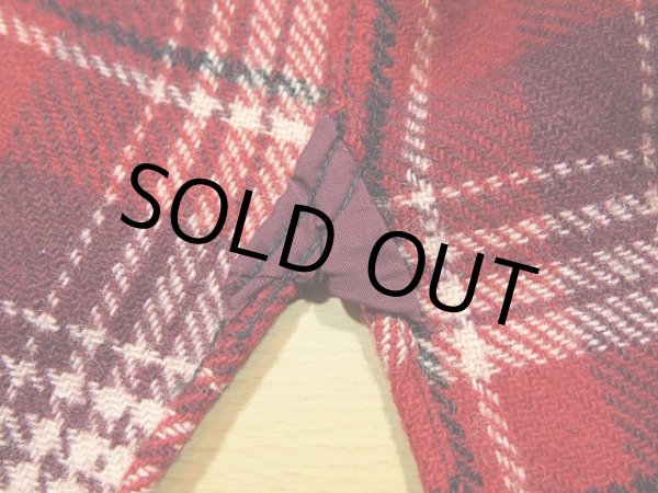 画像5: 1940s【MarkTwain】マチ付ウールシャツ (5)