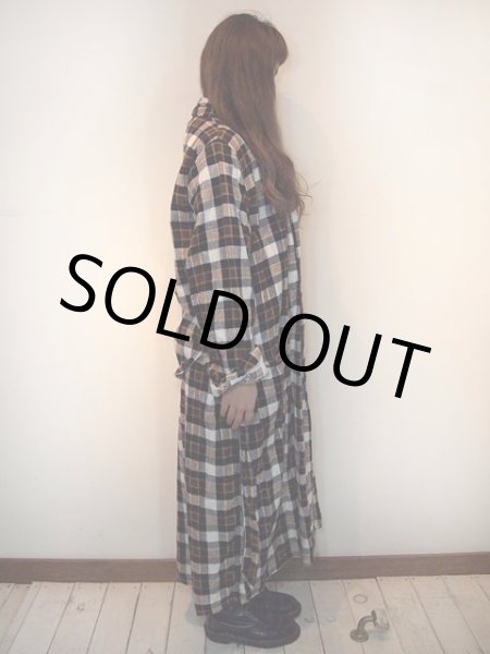 画像2: 1970s【Sears】ネルガウン (2)