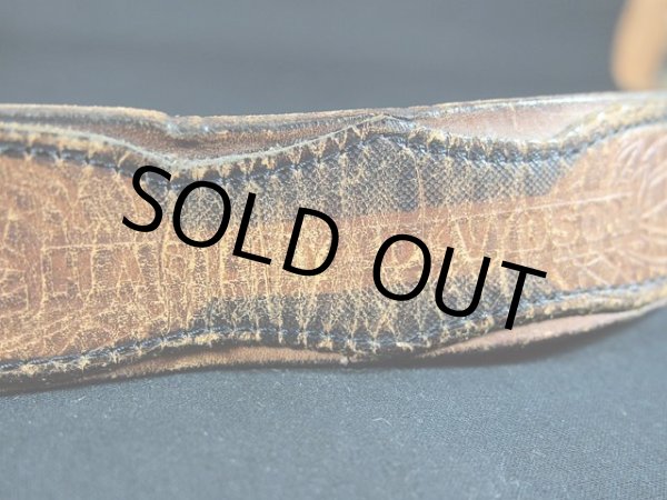 画像2: 1970s【HAREY-DAVIDSON】レザーベルト (2)