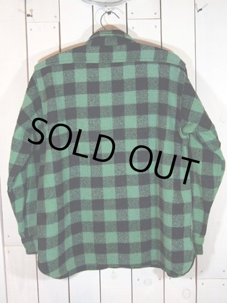 画像2: 1960s【モンゴメリーワード】マチ付きウールシャツ (2)